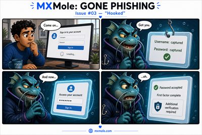 MXMole Gone Phishing Issue #003: Hooked