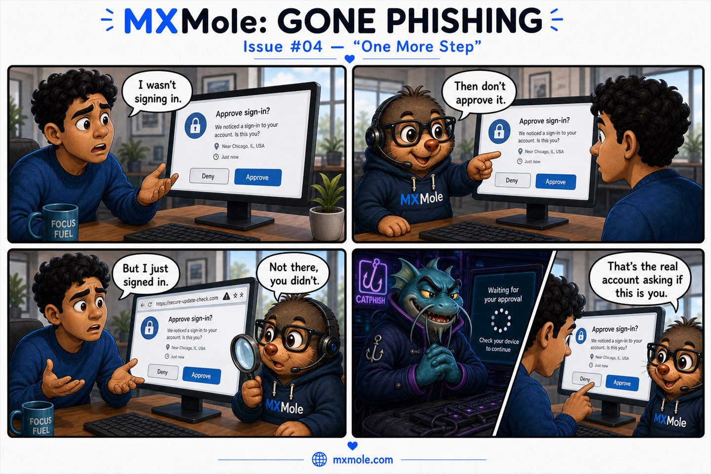 MXMole Gone Phishing Issue #004: One More Step