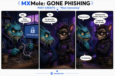MXMole Gone Phishing Post-Credits: More Interesting