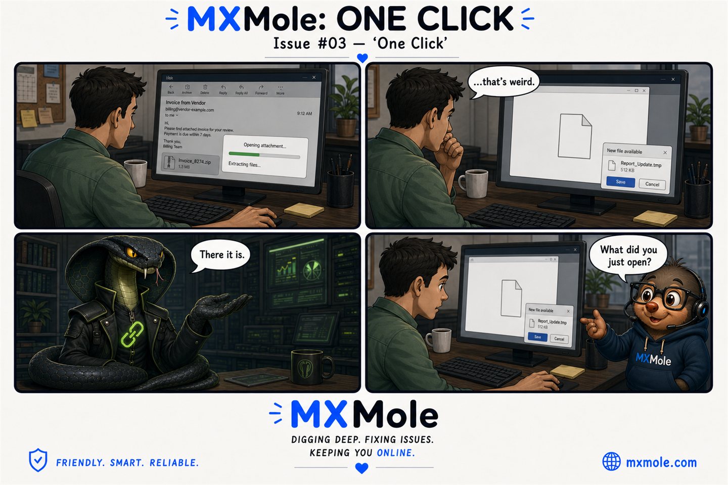 MXMole One Click: Cipher Cobra Issue #003: One Click