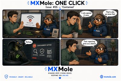MXMole One Click: Cipher Cobra Issue #005: Contained