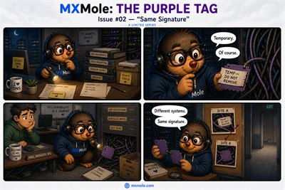 MXMole The Purple Tag Issue #002: Same Signature