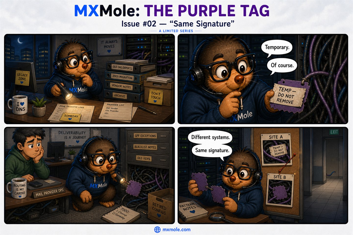 MXMole The Purple Tag Issue #002: Same Signature