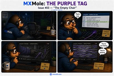 MXMole The Purple Tag Issue #003: The Empty Chair