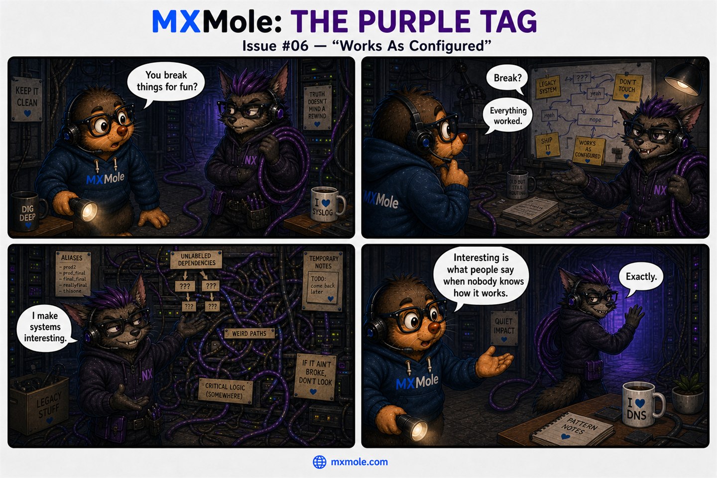 MXMole The Purple Tag Issue #006: Works As Configured