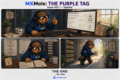 MXMole The Purple Tag Issue #012: Uptime